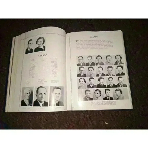 Vintage 1936 Ozarko Missouri State University Yearbook - Picture 5 of 7